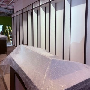 Store refits are among the projects Saqib works on