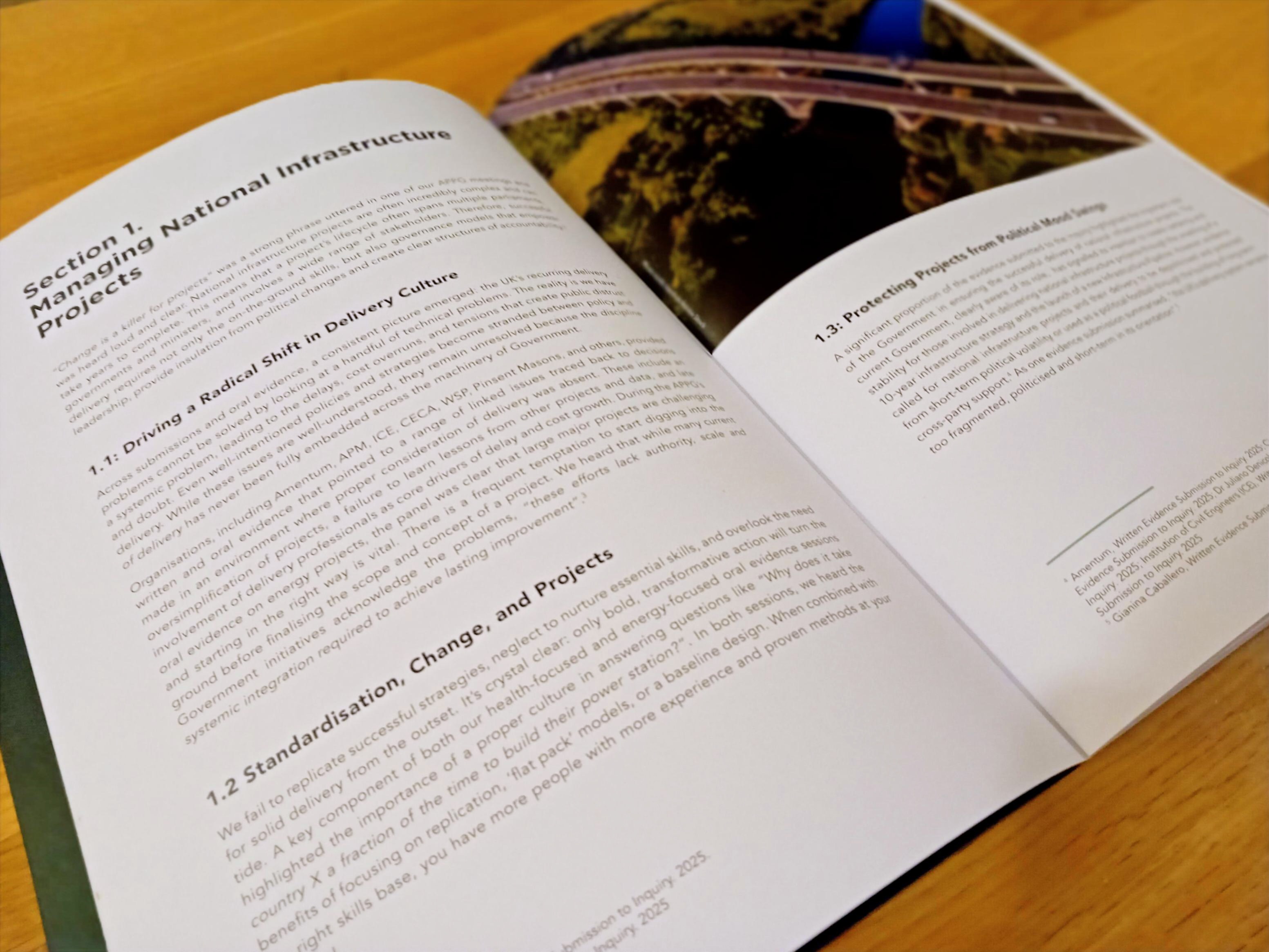 APM welcomes report calling for “radical shift’ in Government’s approach to infrastructure delivery