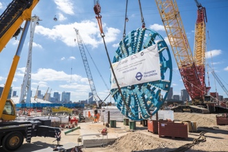 Construction at Silvertown