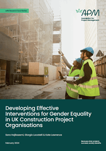 Developing Effective Interventions for Gender Equality in UK Construction Project Organisations