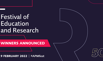 Winners announced at APM Festival of Education and Research Awards