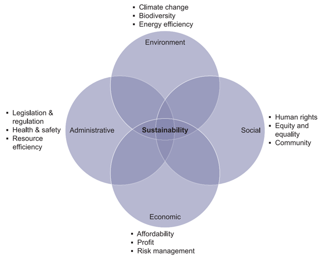 environment of project meaning Sustainability as balancing different concerns