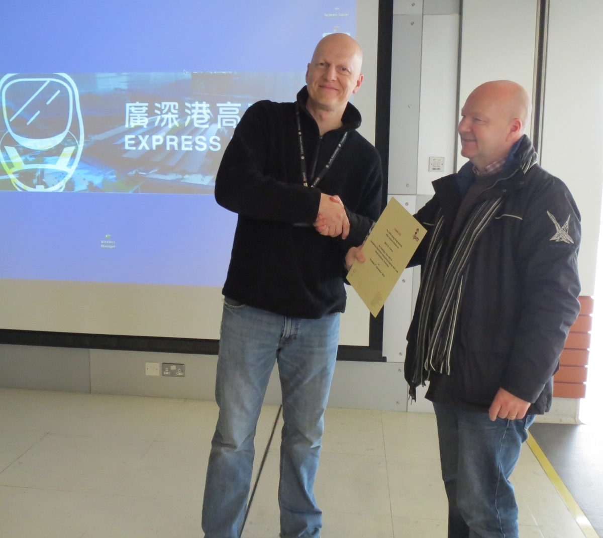 Mark Lomas (left) and Kevin Parry (right)