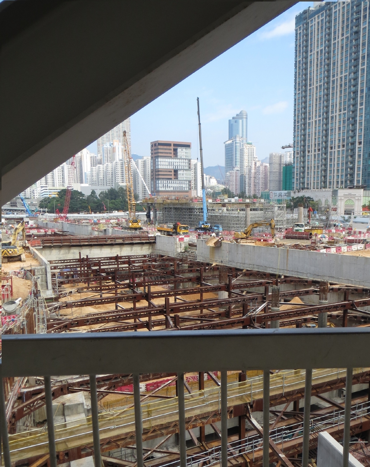 View of site on walk